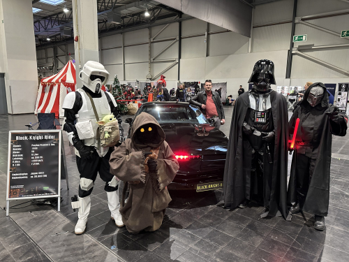 Darth Vader, Sith-Padawan, Sturmtruppler und Jawa (von der Cantina Base 7-17)