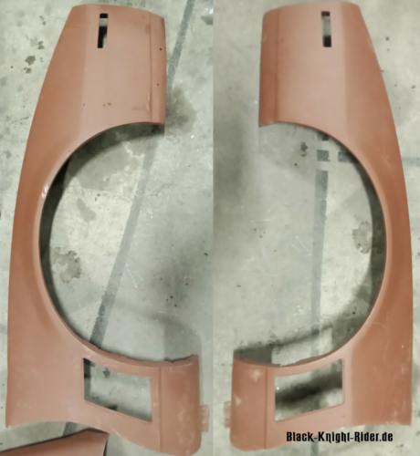 Die Sandgestrahlten Kotflügel